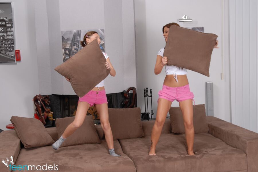 Free porn pics of Angelica Black & Jennifer Love - Pillow Fight 3 of 154 pics