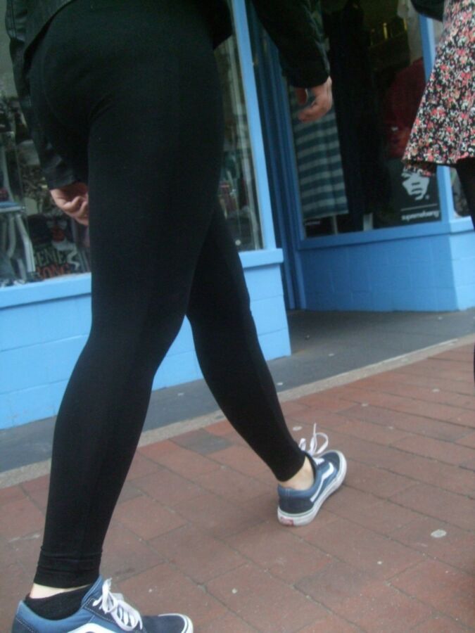 Free porn pics of Candid Teens 34 - Chunky Girl in Leggings & Pantyhose 13 of 35 pics