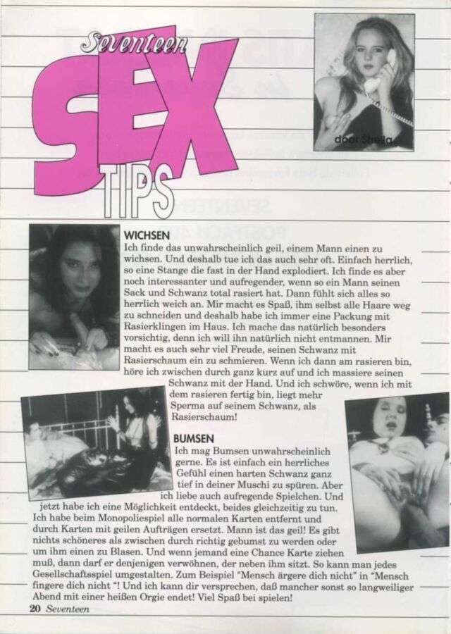 Free porn pics of Seventeen German No. 39 (Magazine) 21 of 77 pics