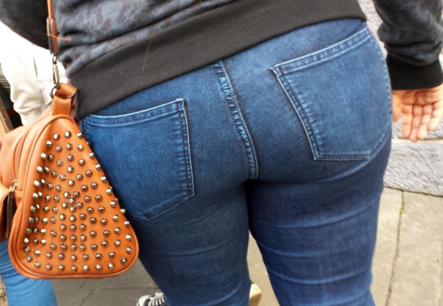 Free porn pics of Jeans Ass Candid 18 of 18 pics