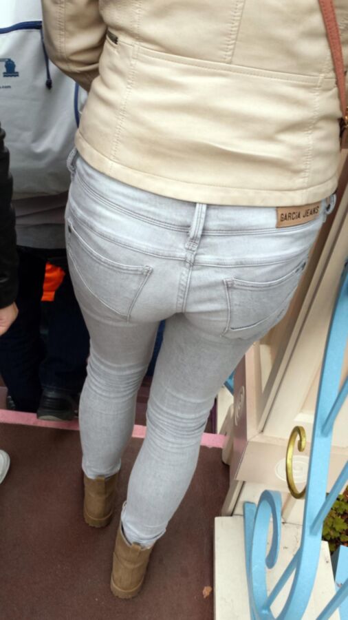 Free porn pics of Jeans Ass Candid 15 of 18 pics