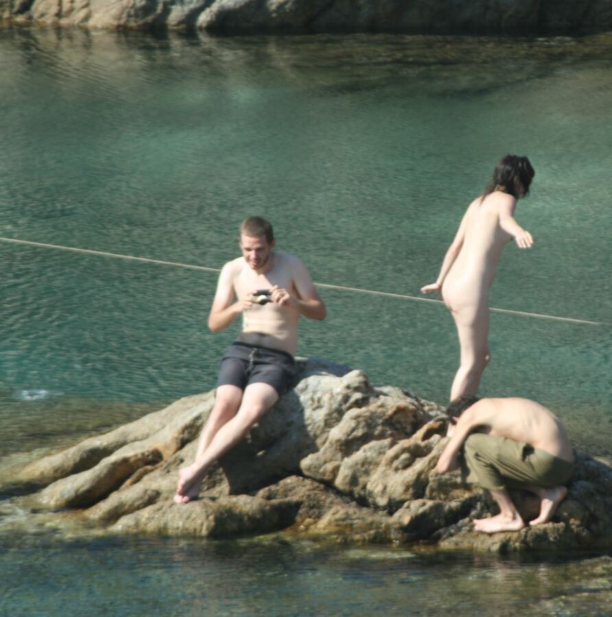 Free porn pics of NUDIST: pale skin nudist girl displaying herself CMNF 20 of 21 pics
