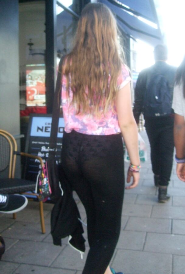 Free porn pics of Candid Teen 38 - See Through Leggings 7 of 24 pics