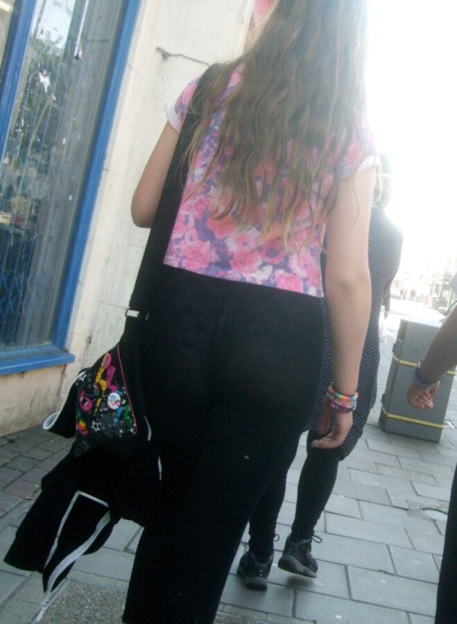 Free porn pics of Candid Teen 38 - See Through Leggings 23 of 24 pics