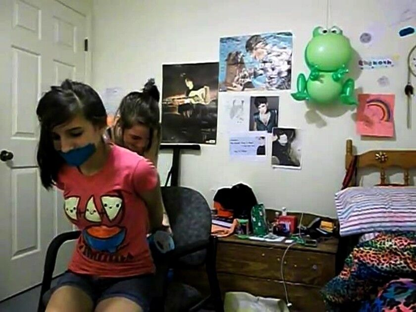 Free porn pics of Birthday girl tied up and gagged vid screens 6 of 48 pics