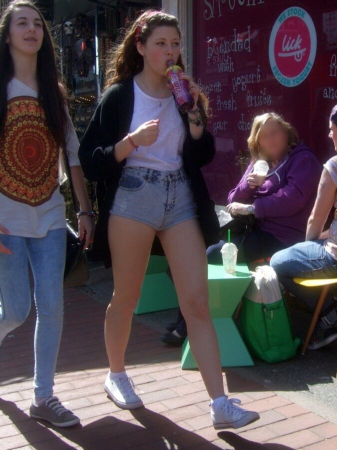 Free porn pics of Candid Teens 40 - Leggings, Tight Jeans, Pantyhose 9 of 56 pics