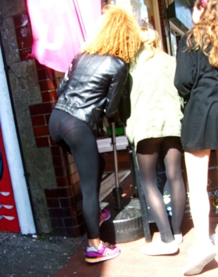 Free porn pics of Candid Teens 40 - Leggings, Tight Jeans, Pantyhose 5 of 56 pics