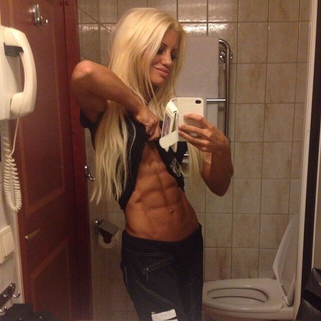 Free porn pics of Barbie does Bodybuilding! - Swedish & Shredded Sandra Reiche 1 of 100 pics