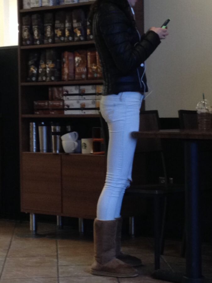 Free porn pics of Candid NN pics of teen in a coffee shop 19 of 30 pics