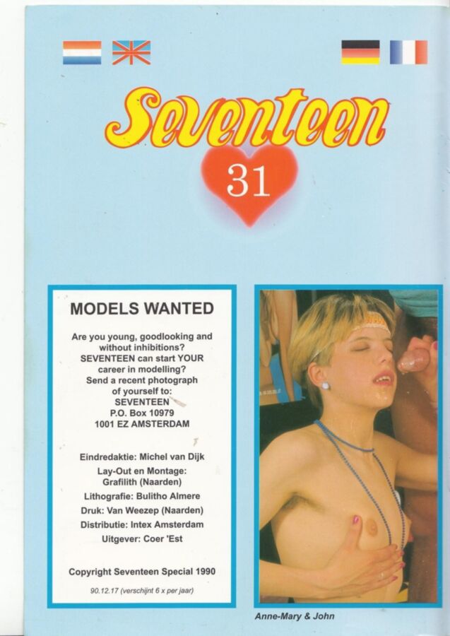 Free porn pics of Seventeen No. 31  (magazine) 2 of 72 pics