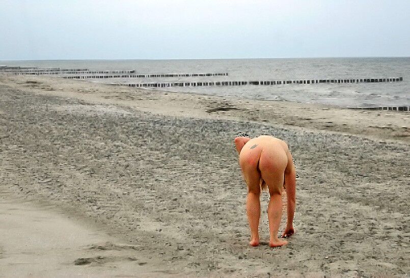 Free porn pics of Blonde Grman Wife Eva on the Beach 14 of 64 pics