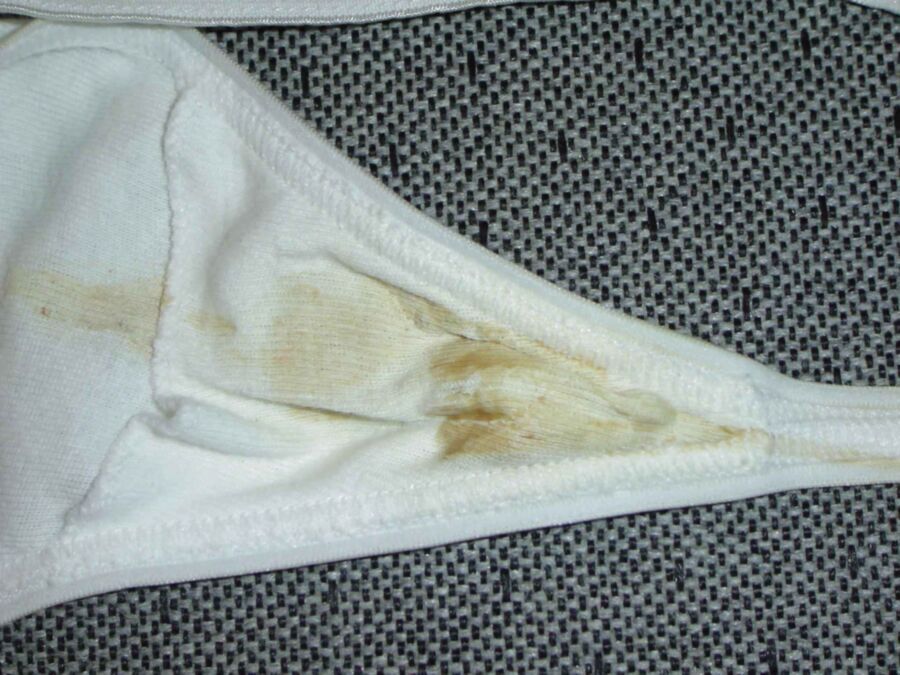 Free porn pics of 7 - dirty panties staines soiled panty - dreckige Höschen 6 of 11 pics
