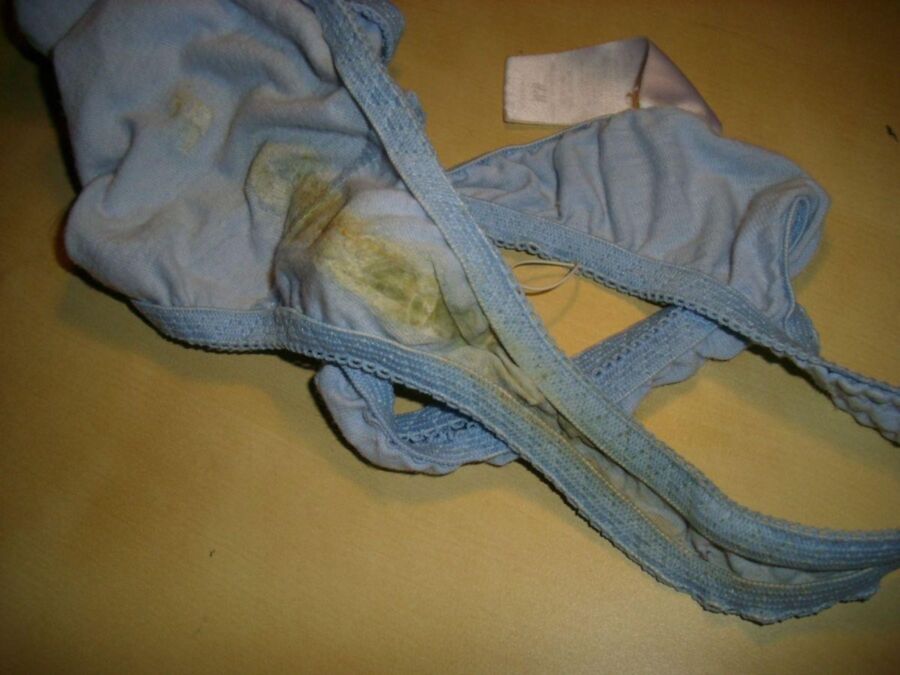 Free porn pics of 7 - dirty panties staines soiled panty - dreckige Höschen 1 of 11 pics
