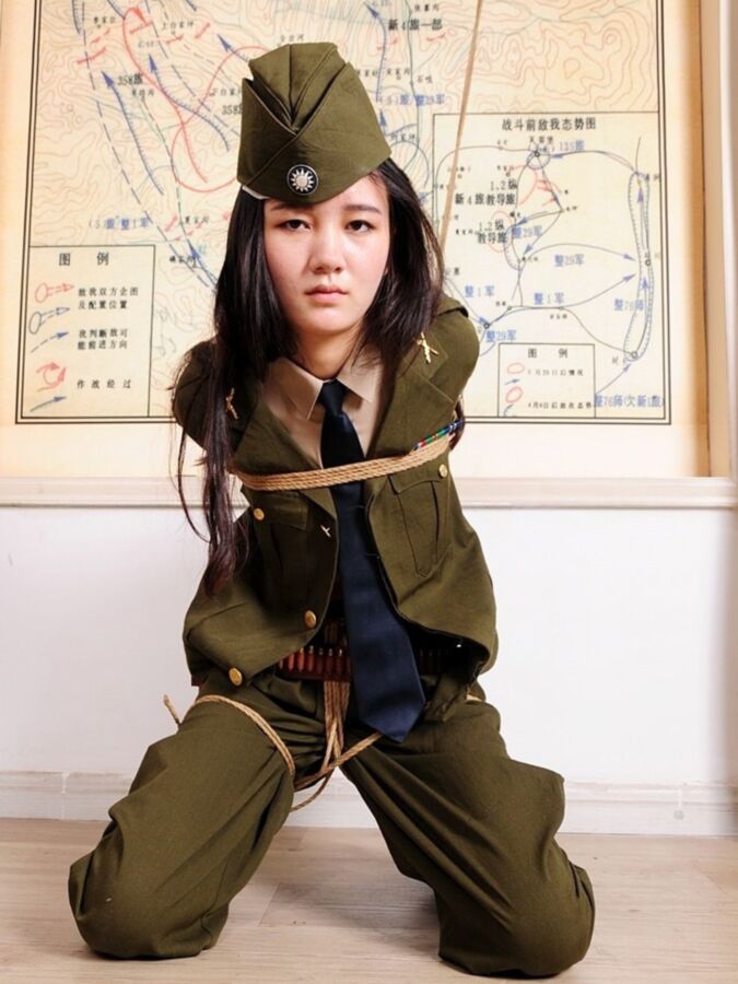 Army girl bondage