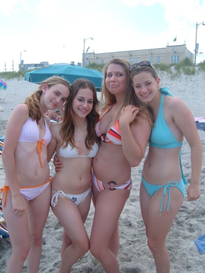 Free porn pics of Groups of Real and Hot Teens wearing Bikinis 16 of 24 pics