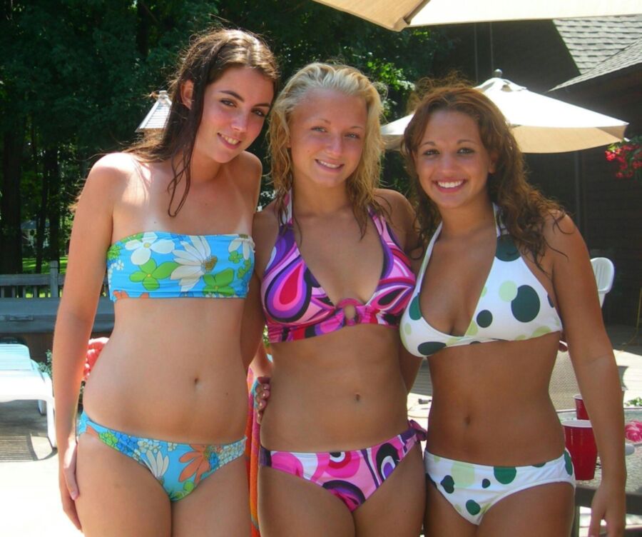 Free porn pics of Groups of Real and Hot Teens wearing Bikinis 24 of 24 pics