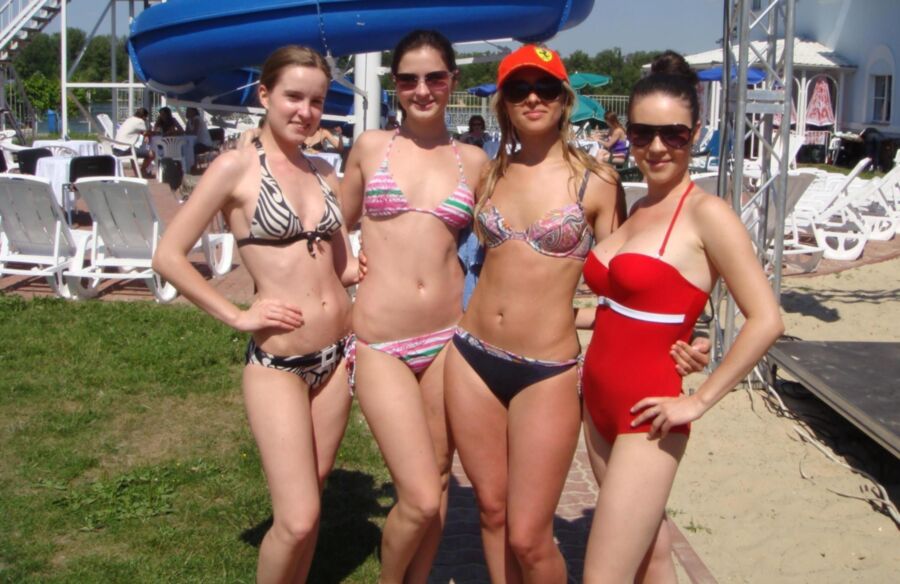 Free porn pics of Groups of Real and Hot Teens wearing Bikinis 13 of 24 pics
