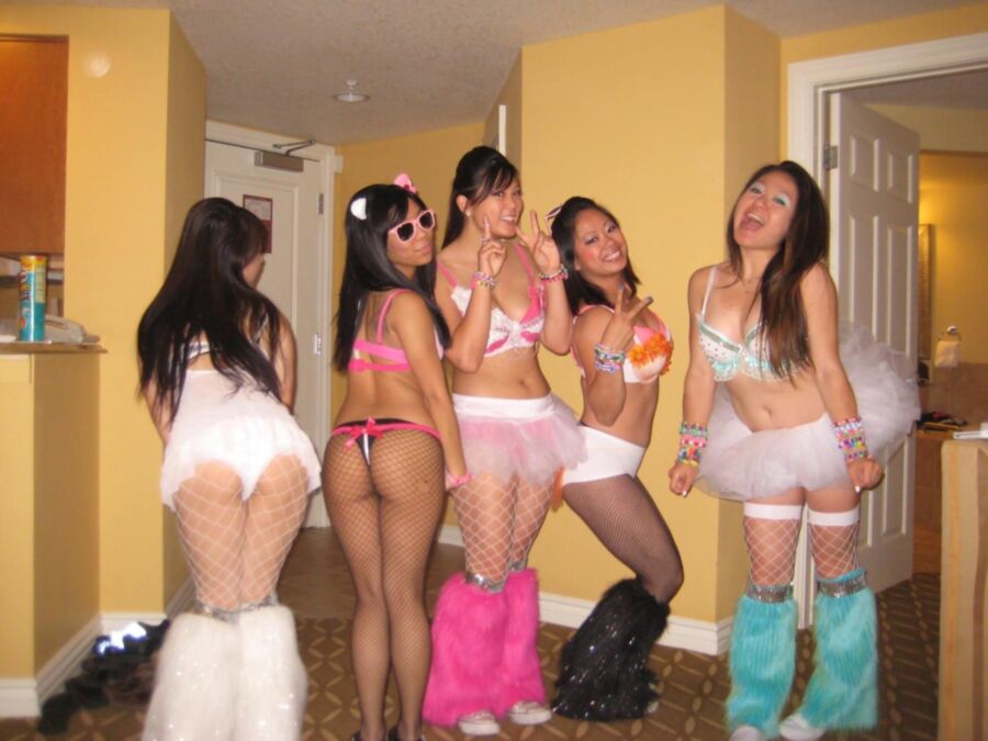 Free porn pics of Asian EDM girls showing some ass and tits. 3 of 30 pics