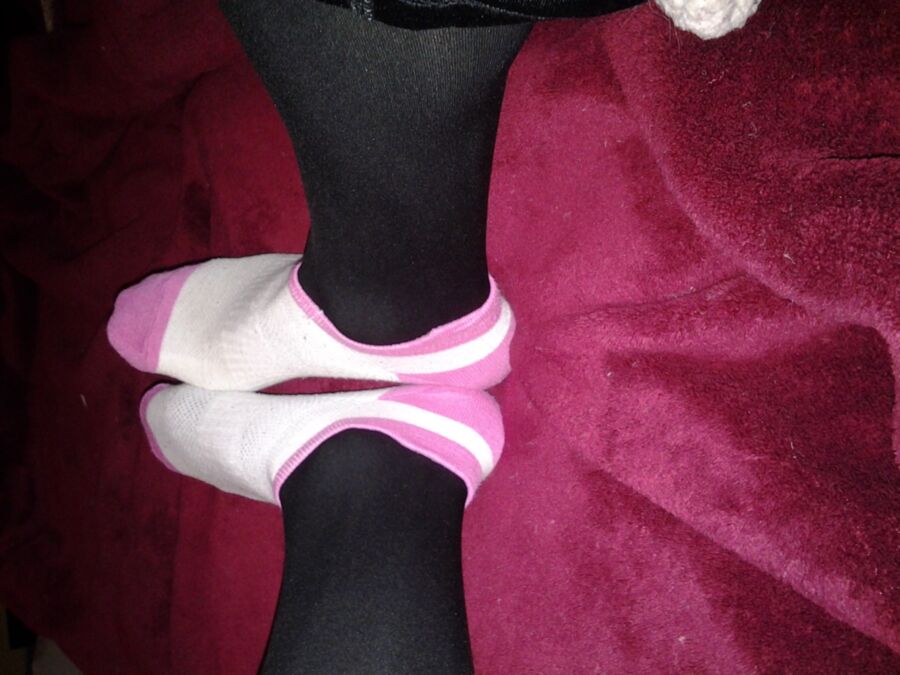 Free porn pics of Selection of my girly socks 4 of 22 pics