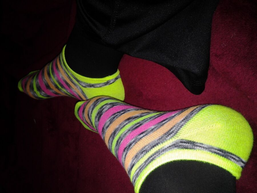 Free porn pics of Selection of my girly socks 2 of 22 pics
