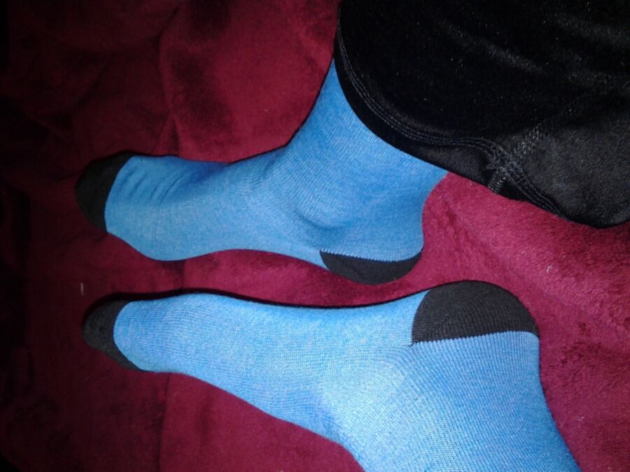 Free porn pics of Selection of my girly socks 7 of 22 pics