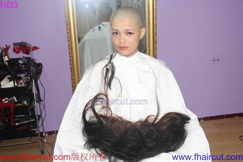 Free porn pics of Chinese girls get their heads shaved 7 of 54 pics