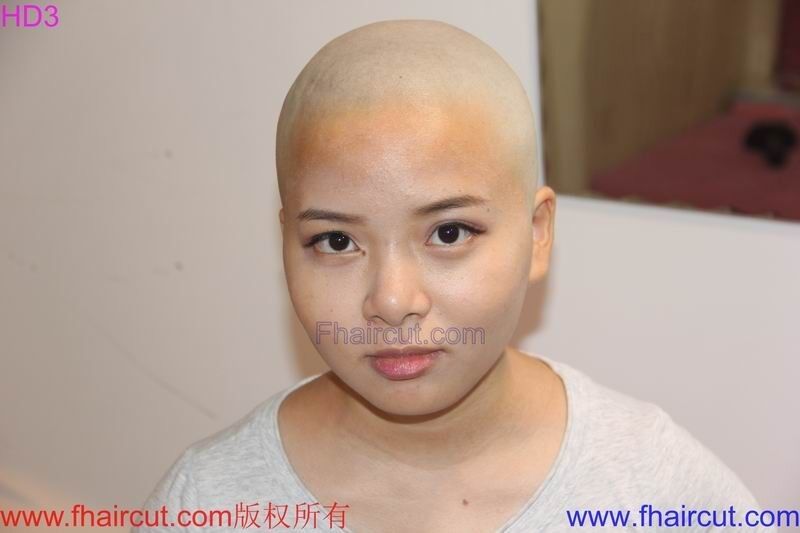 Free porn pics of Chinese girls get their heads shaved 19 of 54 pics