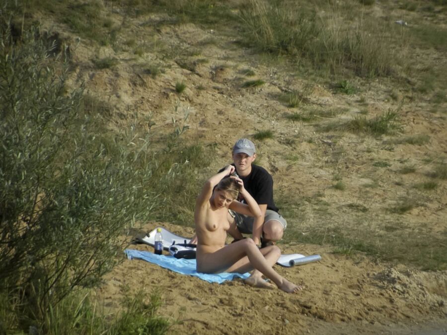 Free porn pics of NUDIST: blonde slut voyeured at the lake cmnf 2 of 38 pics