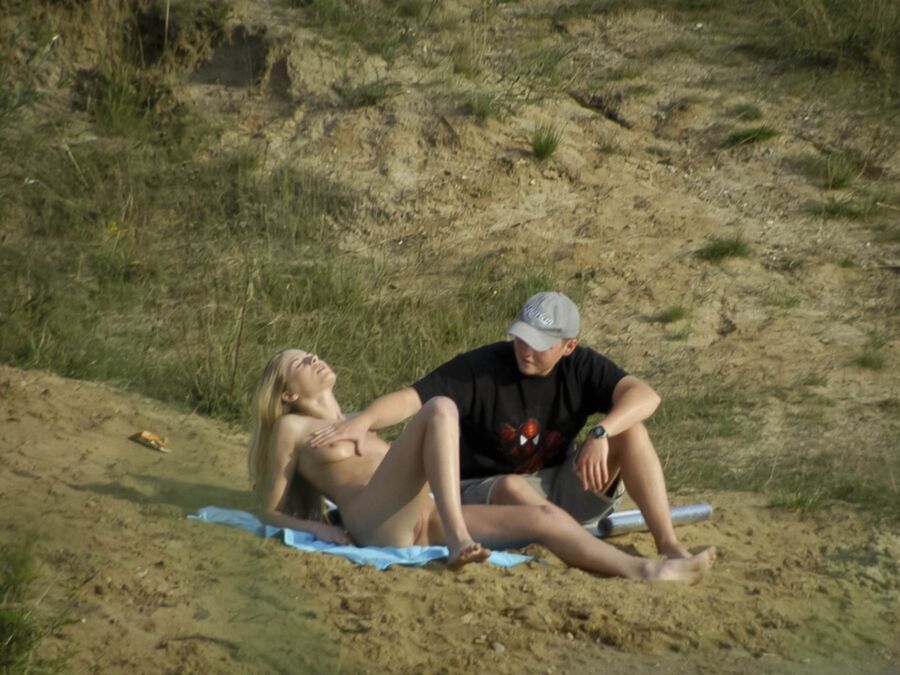 Free porn pics of NUDIST: blonde slut voyeured at the lake cmnf 10 of 38 pics