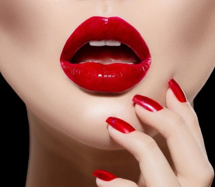 Free porn pics of Hot Sexy And Glossy Red Lips For You (Boys and Girls) 7 of 13 pics