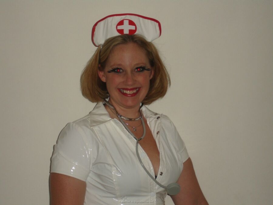 Free porn pics of PVC Nurse Blowjob 7 of 28 pics