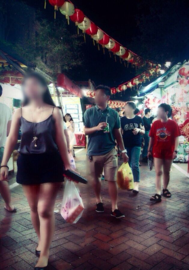 Free porn pics of Slutwife Lin.  Homeward bound. Singapore. The last leg!! 1 of 9 pics
