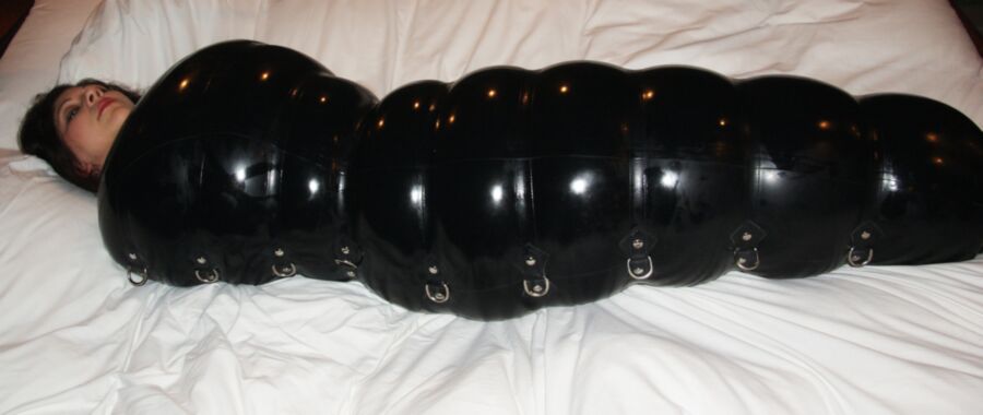 Free porn pics of Inflatable rubber cocoon 4 of 28 pics