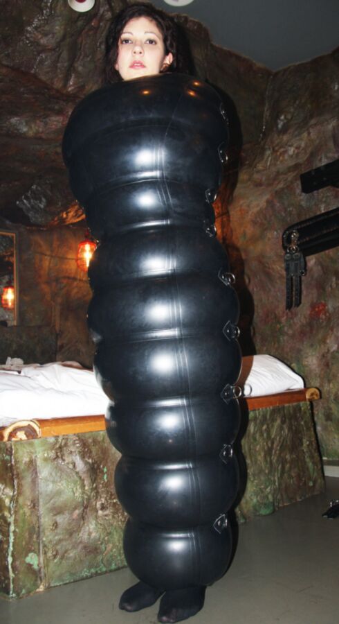 Free porn pics of Inflatable rubber cocoon 1 of 28 pics