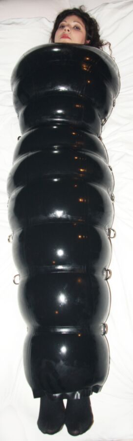 Free porn pics of Inflatable rubber cocoon 15 of 28 pics