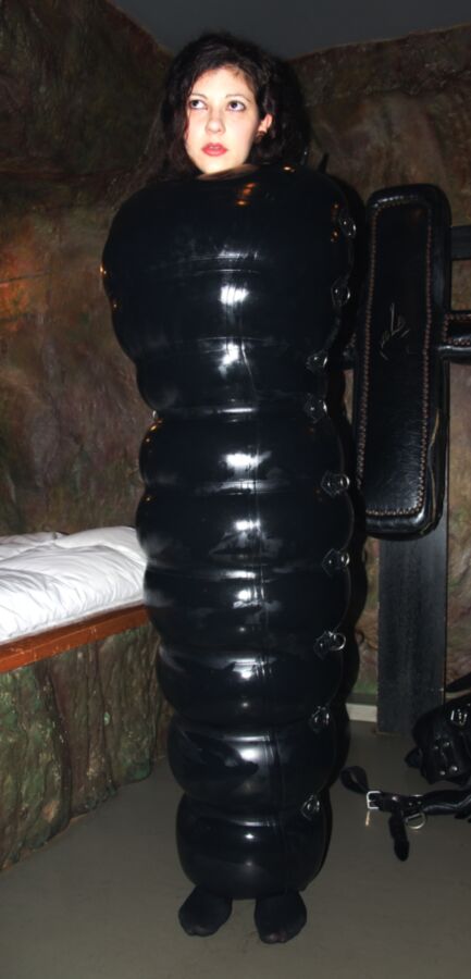 Free porn pics of Inflatable rubber cocoon 11 of 28 pics