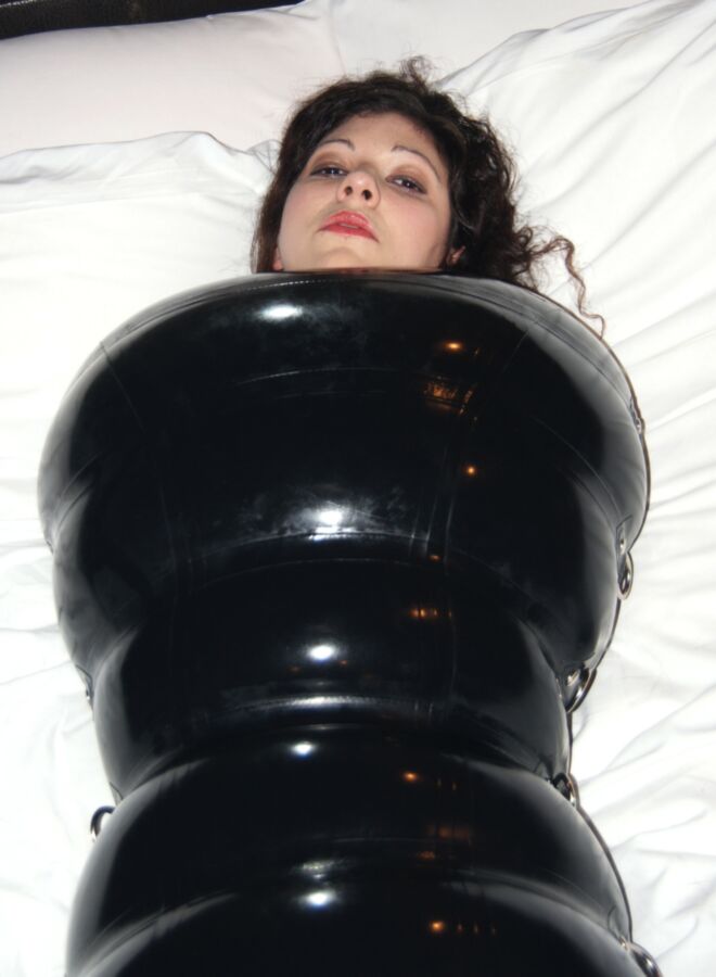 Free porn pics of Inflatable rubber cocoon 3 of 28 pics