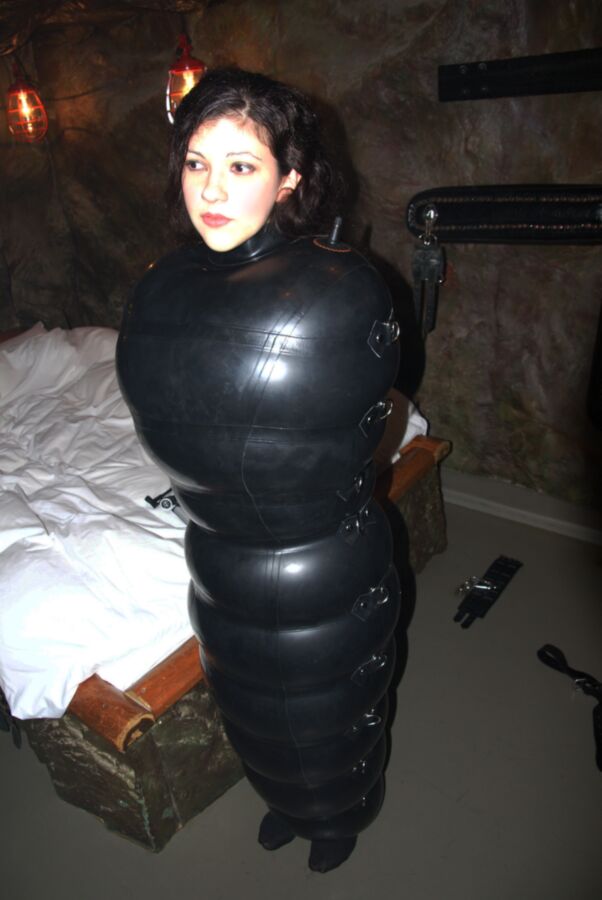 Free porn pics of Inflatable rubber cocoon 17 of 28 pics