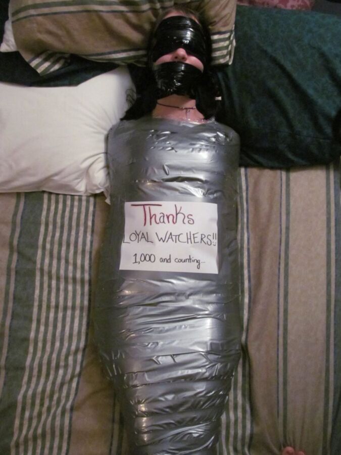 Free porn pics of Duct tape mummification 17 of 32 pics