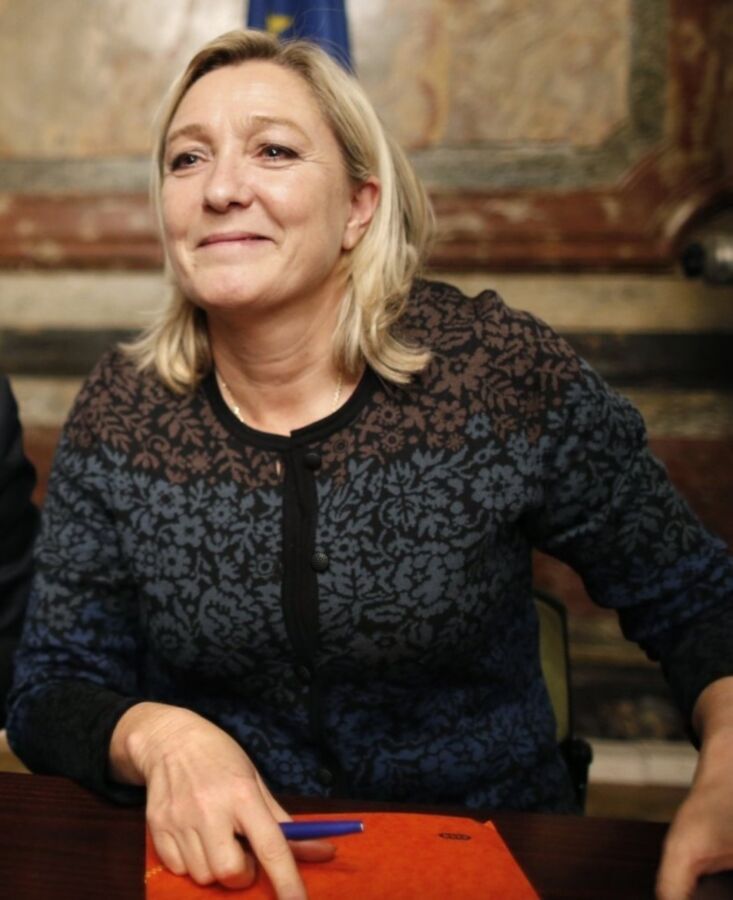 Free porn pics of Love masturbating to conservative goddess Marine Le Pen 22 of 49 pics