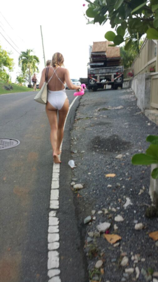 Free porn pics of Walking Home From the Beach 3 of 4 pics