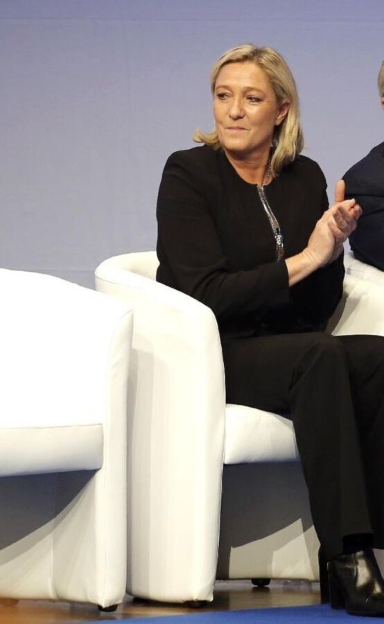 Free porn pics of Love masturbating to conservative goddess Marine Le Pen 15 of 49 pics