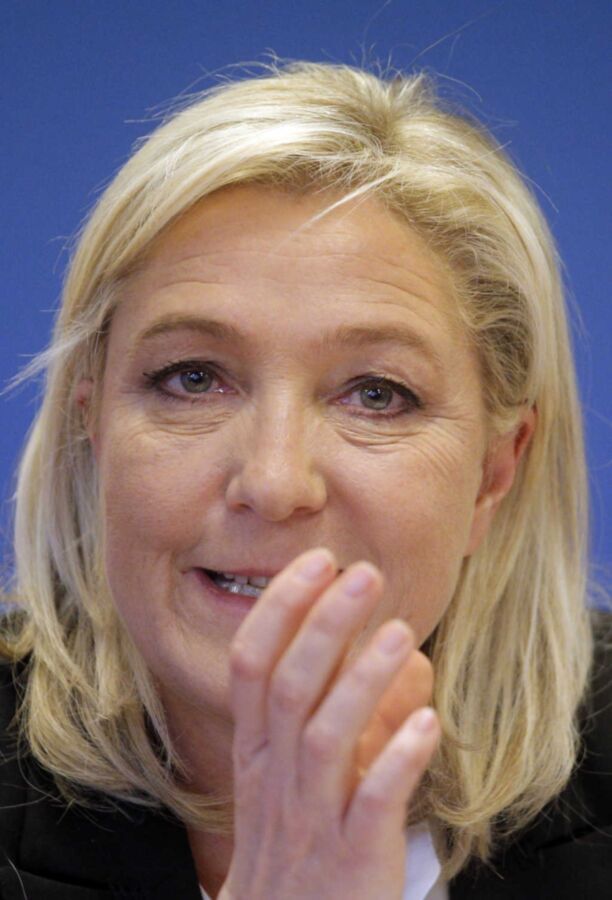 Free porn pics of Love masturbating to conservative goddess Marine Le Pen 20 of 49 pics