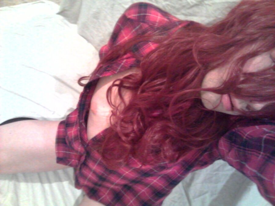 Free porn pics of Ditzy Vulgar- Redhead pink dress shirt 4 of 17 pics