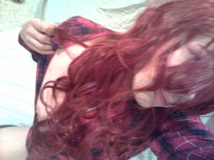 Free porn pics of Ditzy Vulgar- Redhead pink dress shirt 3 of 17 pics