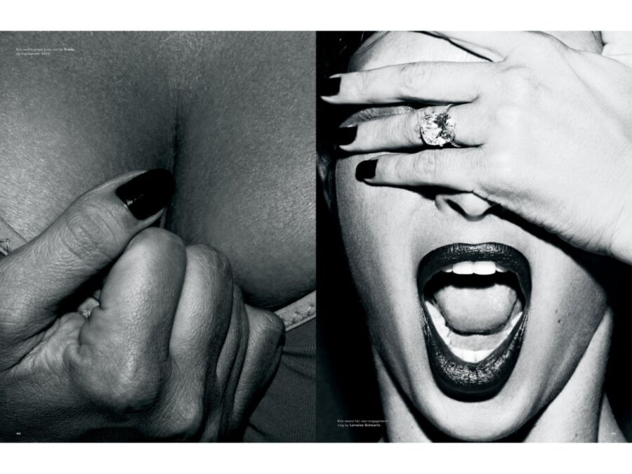 Free porn pics of Kim Kardashian naked for Love magazine 8 of 15 pics