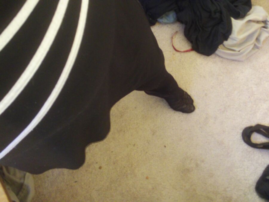 Free porn pics of Black Striped Pantyhose. 1 of 24 pics