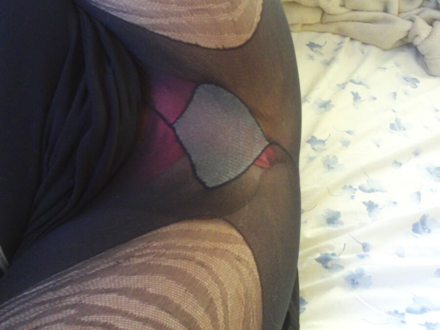 Free porn pics of Black Striped Pantyhose. 16 of 24 pics