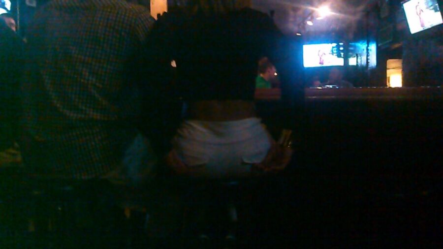 Free porn pics of Nice ass in short at a local bar 10 of 17 pics