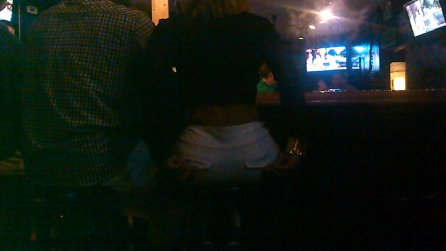 Free porn pics of Nice ass in short at a local bar 11 of 17 pics